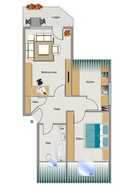 Foto - 2 Zimmer Etagenwohnung zur Miete in Dinslaken