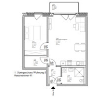 2-Zimmer-Wohnung mit WBS B in Rheurdt