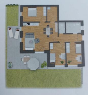 Foto - Schöne 4-Zimmer-Wohnung im Neubau (Niederntudorf) mit Garten