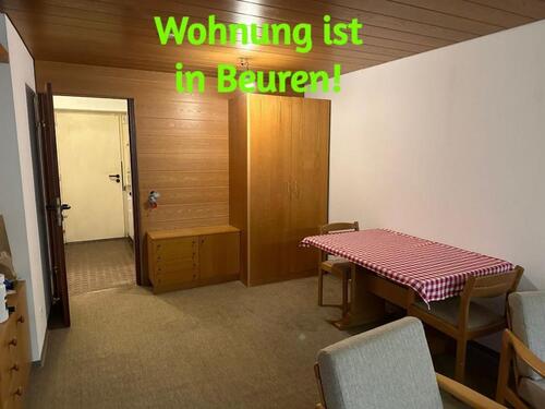 Foto - Beuren, neben Therme, möblierte 1-Zimmer-Whg. EG, m.Terasse