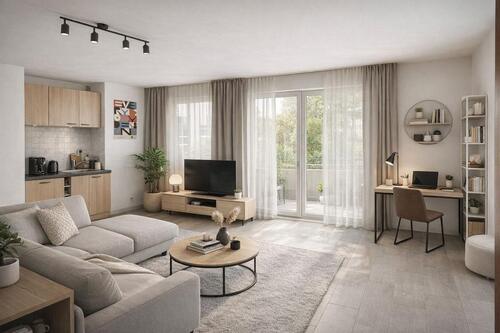 Foto - Moderne 1—Zimmer Wohnung mit Einbauküche