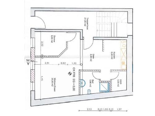Foto - 2 Zimmer Erdgeschoßwohnung zur Miete in Apolda