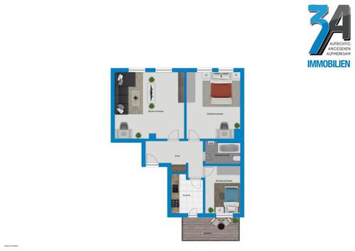 Foto - Etagenwohnung zur Miete in Zeitz