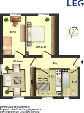 Foto - Etagenwohnung zur Miete in Osnabrück