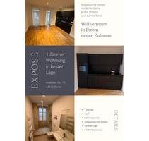 1 Zimmer Wohnung - in Mitte - 1.100,00 EUR Kaltmiete, in Berlin (PLZ: 10707) Charlottenburg-Wilmersdorf