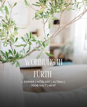 Foto - Möblierte 2-Zimmer Altbauwohnung in zentraler Lage in Fürth