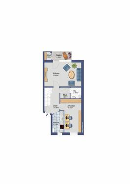 Foto - Etagenwohnung zur Miete in Schwerin