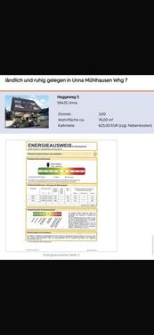 Foto - Helle Dachgeschosswohnung in Unna -Mühlhausen mit 2 Balkonen