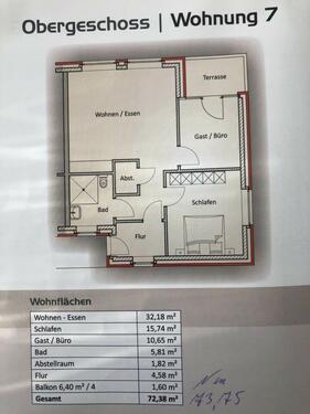 Foto - 3 Zimmerwohnung in Ramsloh - 595,00&nbsp;EUR Kaltmiete, ca.&nbsp; 75,00&nbsp;m&sup2;