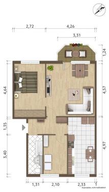 Foto - 2 Zimmer Etagenwohnung in Hoyerswerda