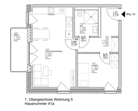Foto - 2-Zimmer-Wohnungen für 1 Person mit WBS in Rheurdt