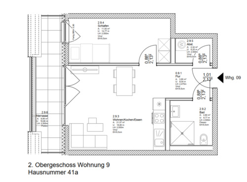 Foto - 2 Zimmer Etagenwohnung in Rheurdt