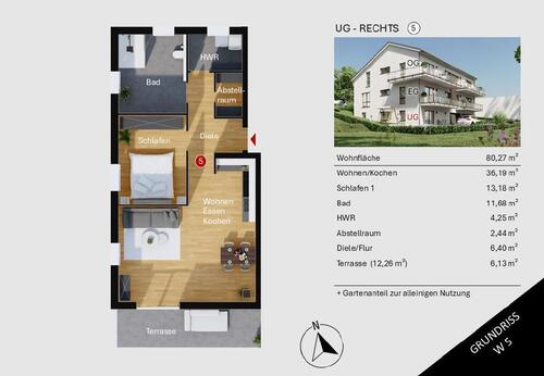 Foto - Etagenwohnung in Minden zur Miete