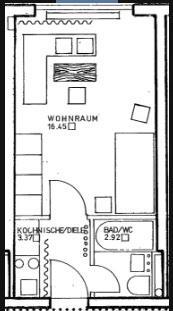 Foto - 1 Zimmer Etagenwohnung in Regensburg