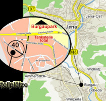 Stellplatz für PKW oder Anhänger bis 5m in Jena Burgau