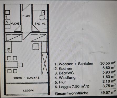 Foto - 50qm Wohnung in Bad Homburg - 750,00 EUR Kaltmiete,
