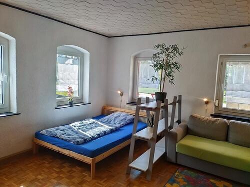 Foto - teilmöblierte Single Wohnung Apartment EBK Kamin Solar Balkon