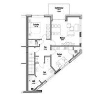 2 Zi-Whg. 90 Quadratm., Neuenkirchen, Ortsmitte, 1. OG, TOP-Lage