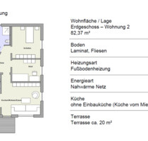 Neubau-Erdgeschosswohnung mit Garage und Stellplatz in Mauerstett - Mauerstetten