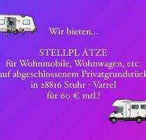 Stellplatz für Wohnmobile, Wohnwagen, etc. zu vermieten - Stuhr