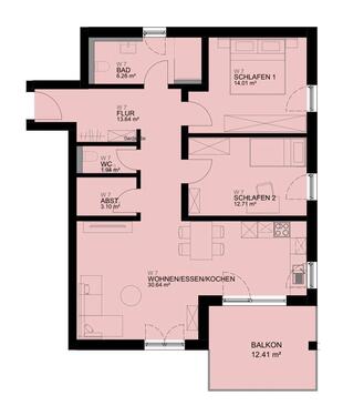 Foto - 3 Zimmer Etagenwohnung in Uttenweiler