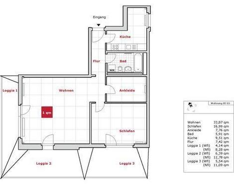 Foto - Etagenwohnung zur Miete in Dresden
