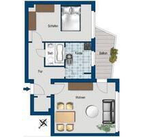 2-Zimmer Wohnung in Alt Buckow ab dem 1.12 zu Vermieten - Berlin Tempelhof-Schöneberg