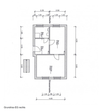 Foto - 1 Zimmer Erdgeschoßwohnung zur Miete in Wittenberge