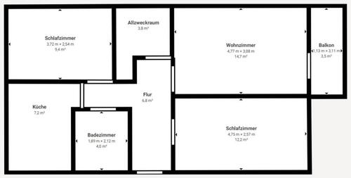 Foto - Etagenwohnung zur Miete in Leipzig