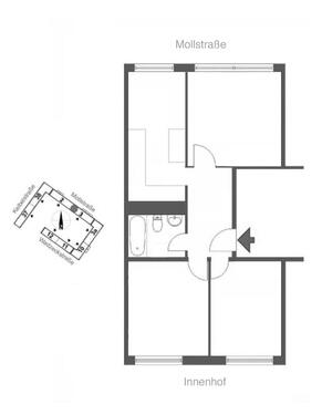 Foto - 3 Zimmer Etagenwohnung zum Kaufen in Berlin