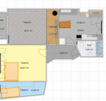2,5 Zimmer Altbauwohnung - 450,00 EUR Kaltmiete, ca.  75,00 m² in Eisenach (PLZ: 99817)