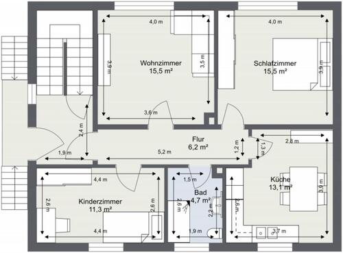 Foto - Etagenwohnung zur Miete in Neustadt an der Aisch