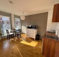 helle möblierte 1-Raum-Wohnung in ruhiger Lage nahe TU Dresden