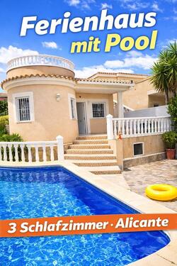 Foto - Ferienhaus mit Pool in Alicante ☀️ – 3 Schlafzimmer auf 2 Ebenen