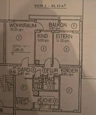 Foto - 4 12 Zimmer Wohnung *Provisionsfrei*