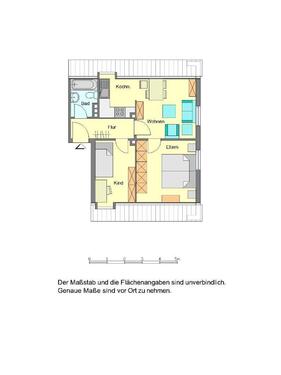 Foto - 3 Zimmer Dachgeschoßwohnung zur Miete in Herford