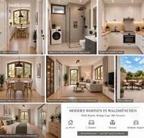 Modernisierte 2 Zim. Whg.mit Terasse ab 01.11.26 - Waldmünchen