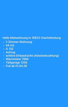 Foto - Mietwohnung in 10623 Charlottenburg