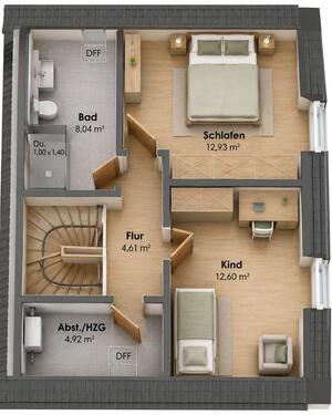 Foto - 4 Zimmer Doppelhaushälfte in Südlohn