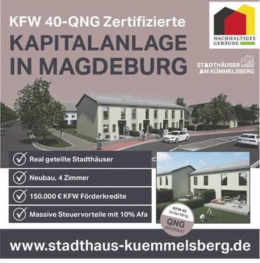 Foto - KAPITALANLAGE KFW-40 - QNG Zertifiziert - Stadthäuser Magdeburg