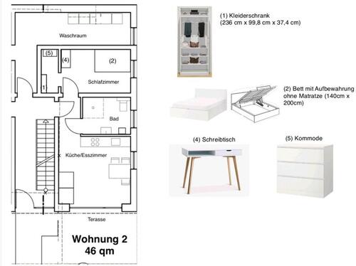 Foto - Erdgeschoßwohnung in Gerbrunn zur Miete