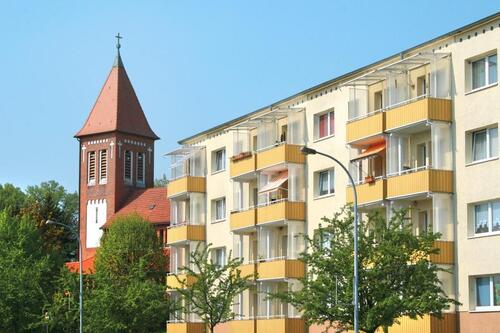 Foto - 2-Raumwohnung - bezugsfertig - mit Badewanne und Balkon