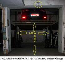 TG Duplex Stellplatz - 65,00&nbsp;EUR Miete, in München (PLZ: 81247) Pasing-Obermenzing