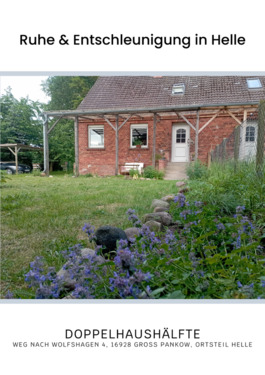 Foto - Schöne Doppelhaushälfte im ruhigen Dorf HellePritzwalk