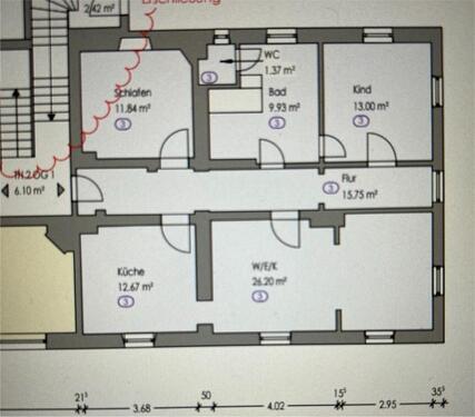 Foto - zentral gelegene 3 Zimmer Wohnung in Fischbachau