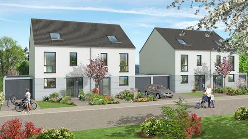 Foto - Moderne Doppelhaushälfte mit Garten, Garage und EBK