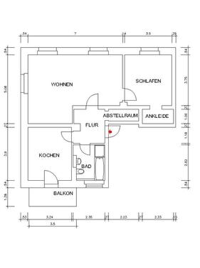Foto - 2 Zimmer Erdgeschoßwohnung zur Miete in Chemnitz