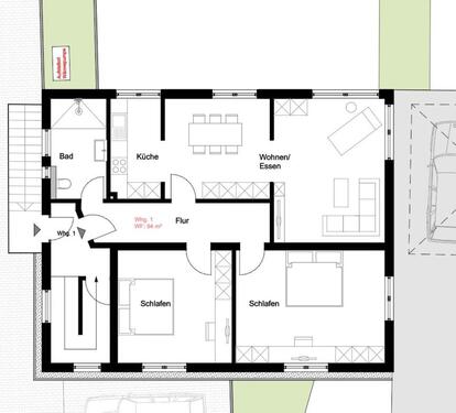 Foto - Etagenwohnung zur Miete in Perl