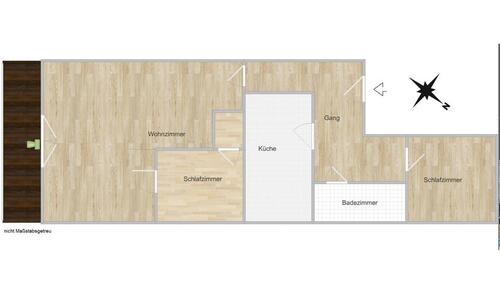 Foto - 2 Zimmer Etagenwohnung zur Miete in Bischofswiesen