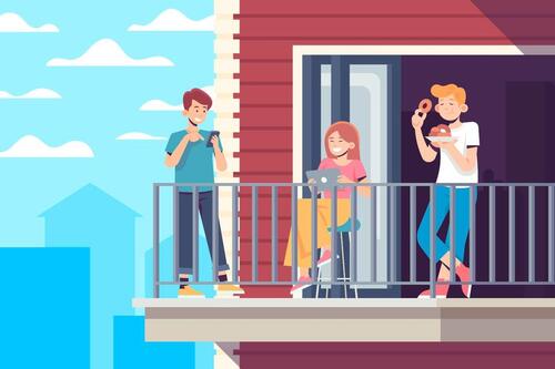 Foto - lichtdurchflutete 3-Raum-Wohnung mit Balkon - WE 27